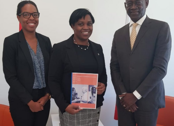 SMDF Presents PM Romeo-Marlin with 2018 Annual Report
