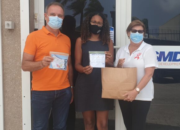 SMDF distributes over 1,500 masks to the St. Maarten community